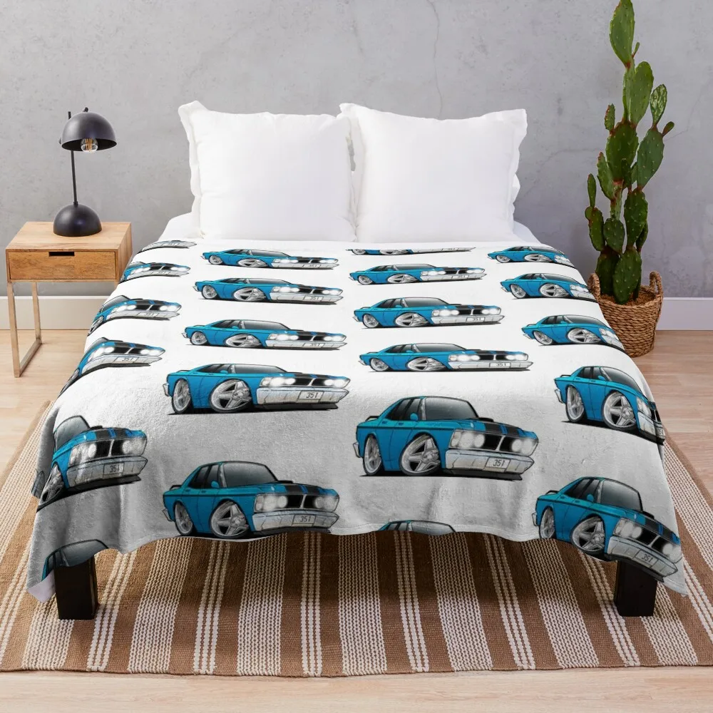 

Ford Falcon XY GT Throw Blanket Picnic Bed linens for sofa Blankets