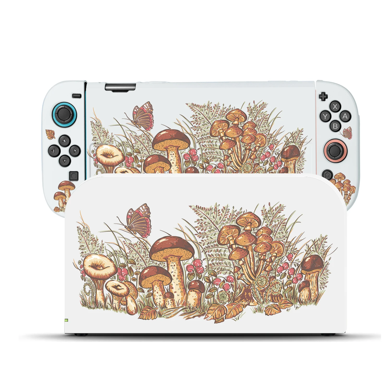 حافظة لجهاز نينتندو سويتش 2 فوندا غطاء حماية قابل للإرساء كوخ فطر بولي يوريثان سويتش 2 ملحقات وحدة تحكم JoyCon #4