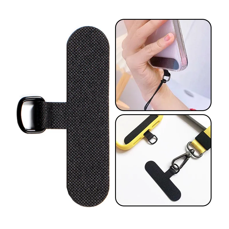 

Universal Anti-lost Lanyard strap Clip for phone Rope Clip hang mobile Black Phone Chain Patch for Iphone Accessories