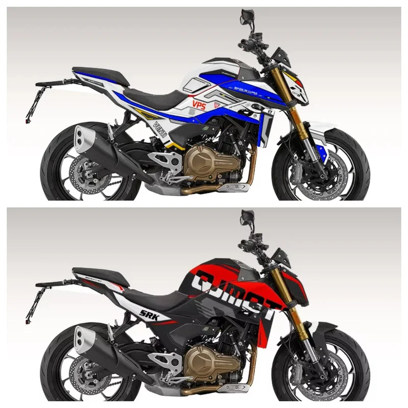 NIGHT CAT Motorcycle Stickers,Compatible with QJMOTOR SRK550,Graphics kit Decals,Motorcycle Full Protection Stickers Decorative