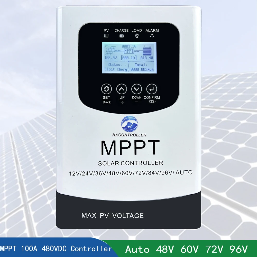 

100A 48V 60V 72V 96V MPPT Solar Battery Charge Controller PV Regulator 480VDC For Lifepo4 Lithium GEL Battery