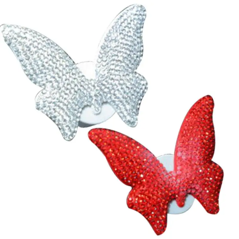 Shiny Butterfly Outlet Decoration Delicate Bling Butterfly Car Interior Decoration Car Air Conditioner Vent Charm Car Interior