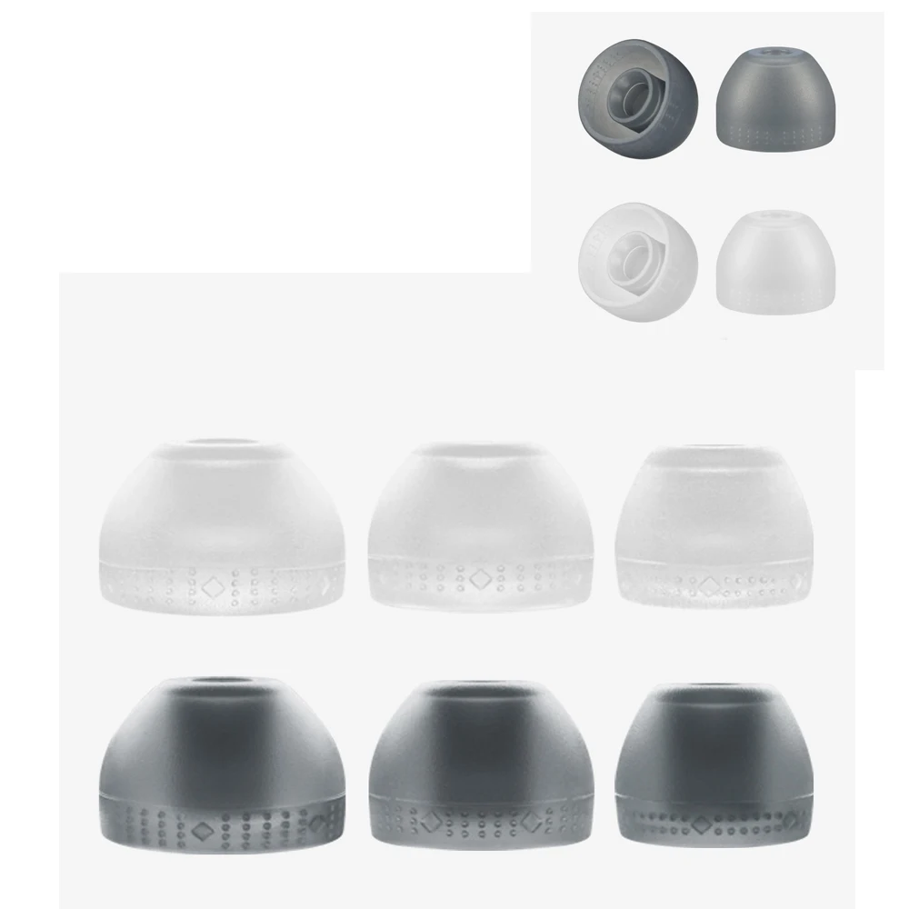

3 Pairs Silicone Ear Tips fit For SONY WI-C400 WI-C300 C300 C400 Ear Tips Earcup Sleeve S/M/L In Ear Buds Headphone Sleeve Cover