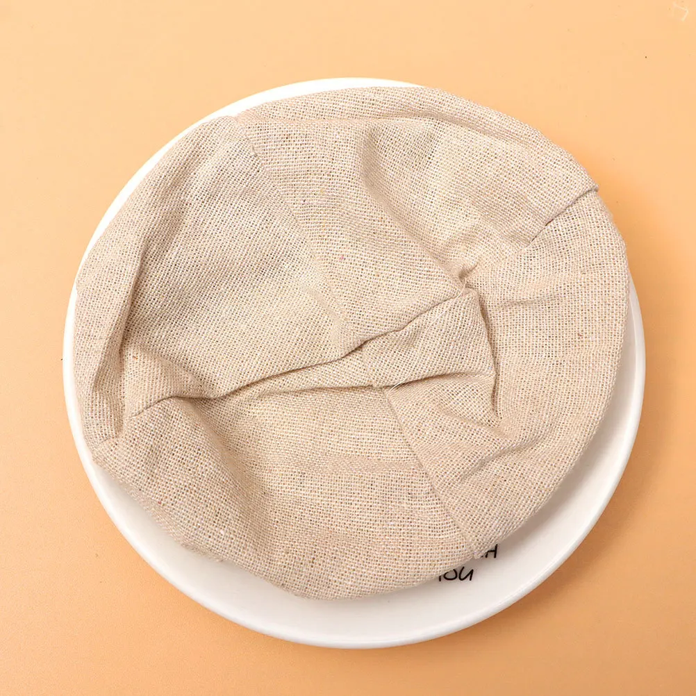 

8 Pcs Dough Bread Fermentation Basket Cloth Set Liner Baking Wake up Baskets Covers Non-stick Fabric Khaki Supplies