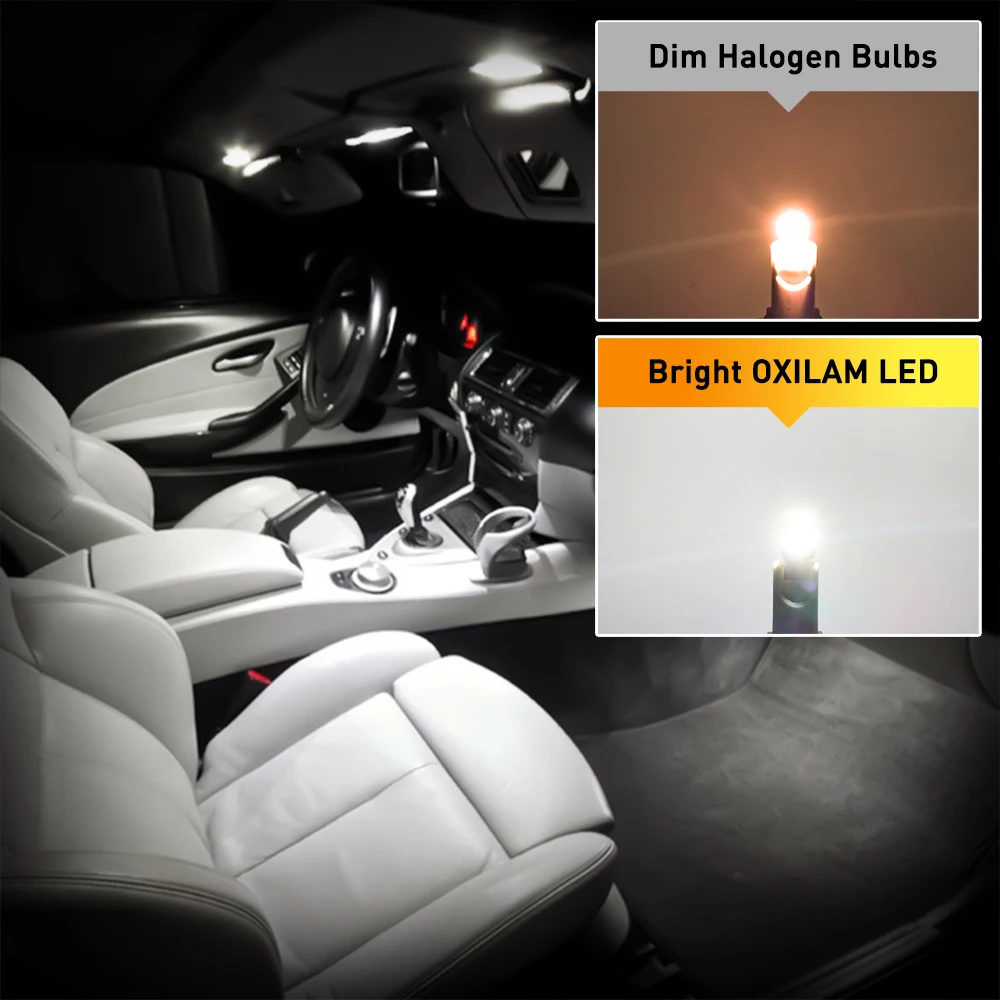 

2/10Pcs W5W LED T10 12V LED Lights For Car Truck Interior Bulbs Canbus Map Reading Signal Lamp Parking Lighting No Error 6000K