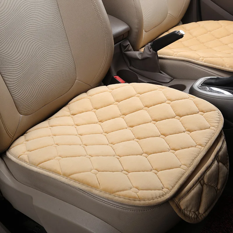 

Universal Car Seat Cover Plush Anti Slip Cushion Pad Mat Office Chair Soft Breathable Seat Cover Auto Interior Accessories