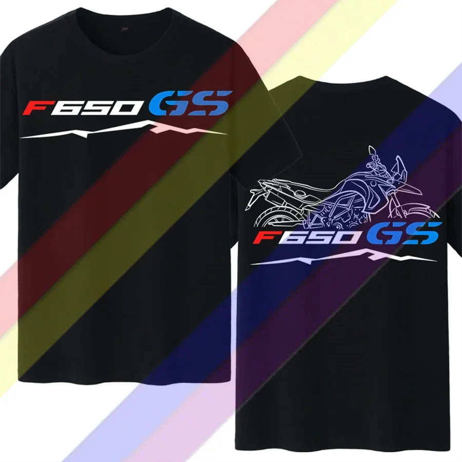 New men's T-shirt casual Gs 650 1200 Gs 1300 adventure motorcycle T-shirt pattern oversized comfortable street wear S-3XL