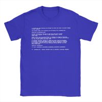 Blue Screen of Death T-Shirt Men Stop Error BSOD System Error Windows XP Vintage Cotton Tee Shirt T Shirt Summer Clothes