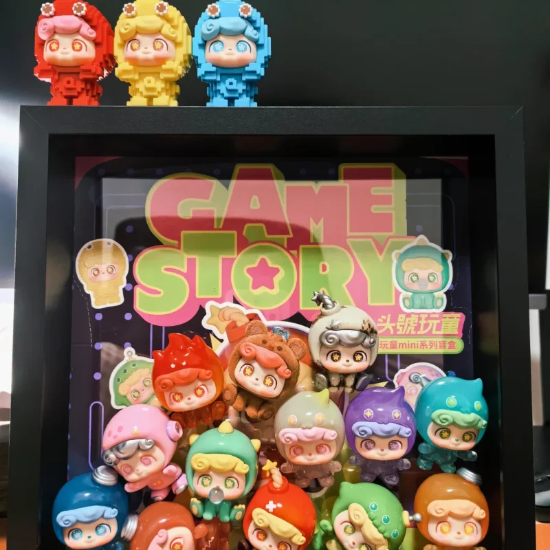 الأصلي Qbao Q.Kid لعبة قصة سلسلة عدد واحد للأطفال ميني فول صندوق أعمى جمع لعبة تمثال صندوق غامض هدية عيد