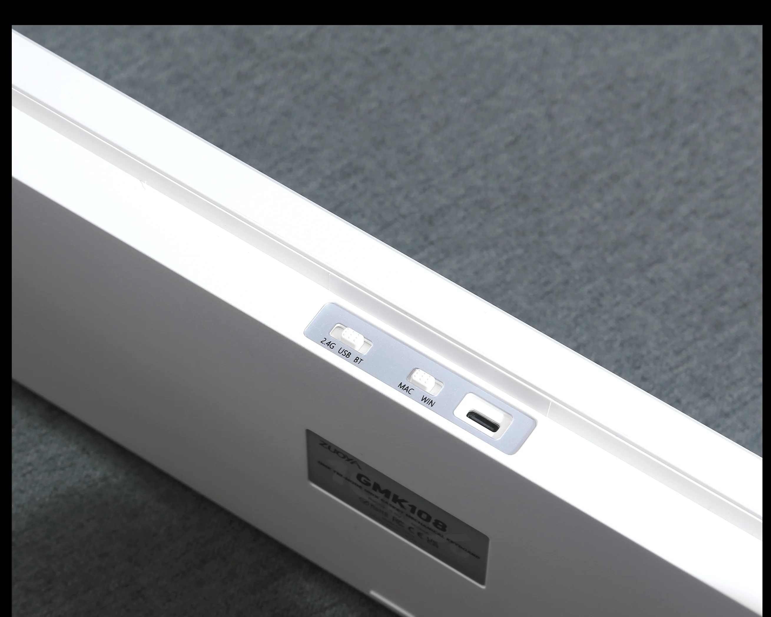 GMK108 Gaming Mechanical Keyboard   RGB Backlight Hot Swap Backlit Gasket Structure support VIA/QMK