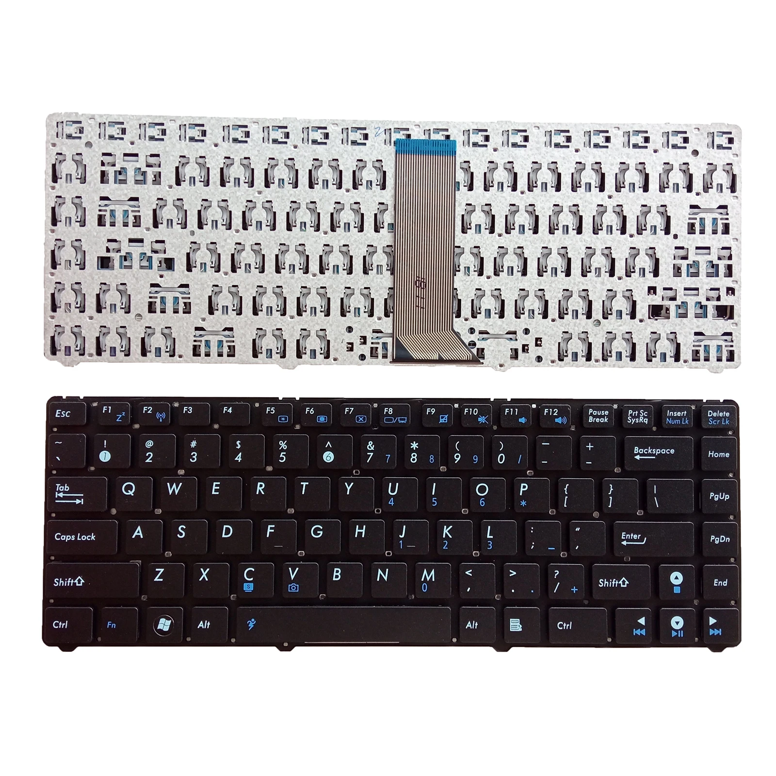 100% новая клавиатура для ноутбука, совместимая с моделями ASUS EEE PC EPC 1201 1215 U20 U20A UL20 1201HA 1201T 1201N 1201K