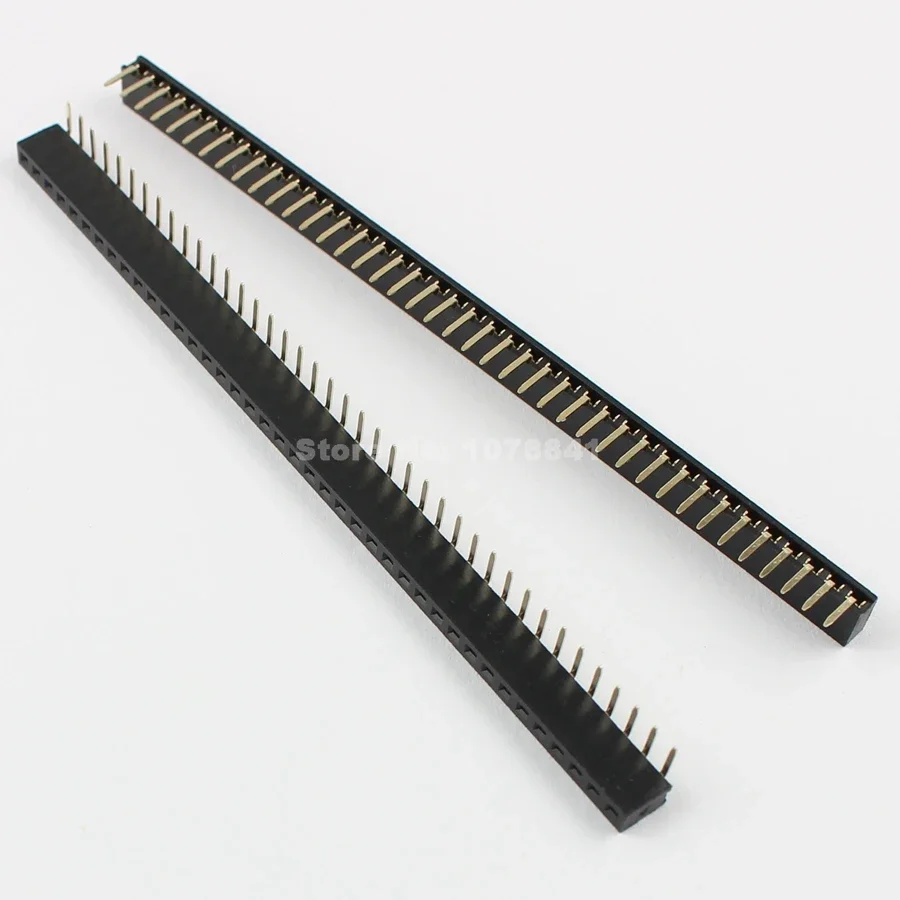 

100pcs 2mm 2.0mm Pitch 40 Pin Female Single Row Right Angle Pin Header Strip