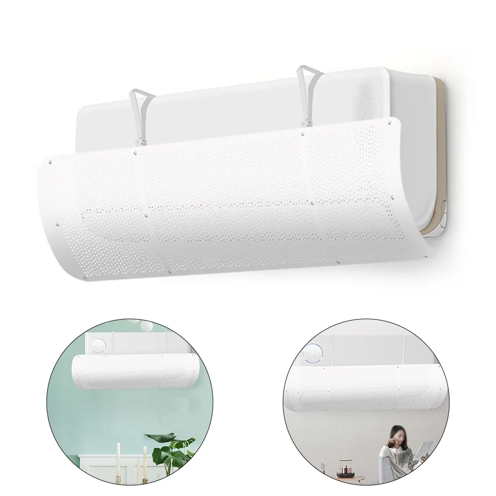 1 個エアコンウインドディフレクターぶら下げ抗直接調整可能なエアフロントガラス冷却バッフル空気家庭用エアバッフルシールド