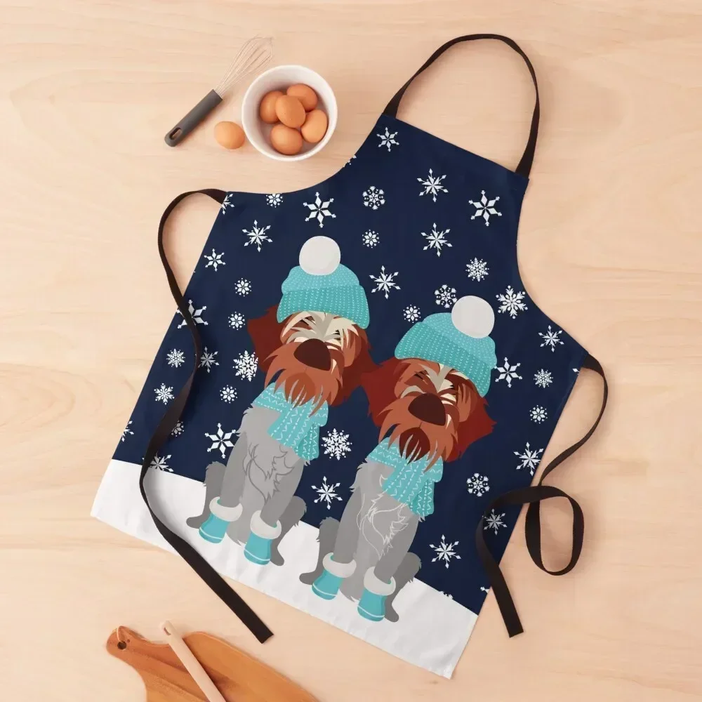 

2 GRIFFS WINTERLAND Apron waiter chef for man Barber Waterproof Kitchen Woman Apron