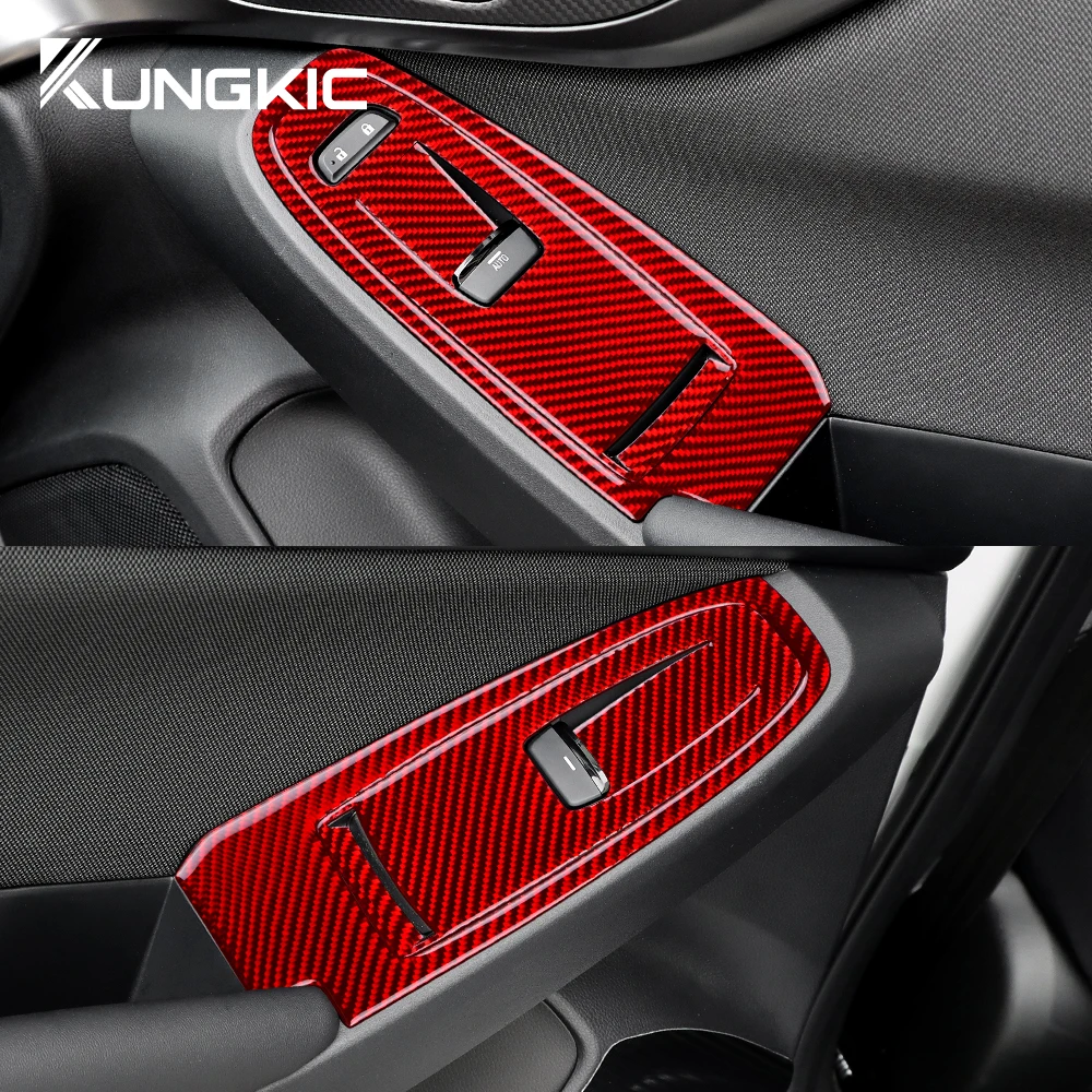 

Soft Carbon Fiber Sticker For Subaru WRX VB/WRX STI 2022 2023 2024 2025 2026 Car Door Window Switch Button Panel Interior Trim