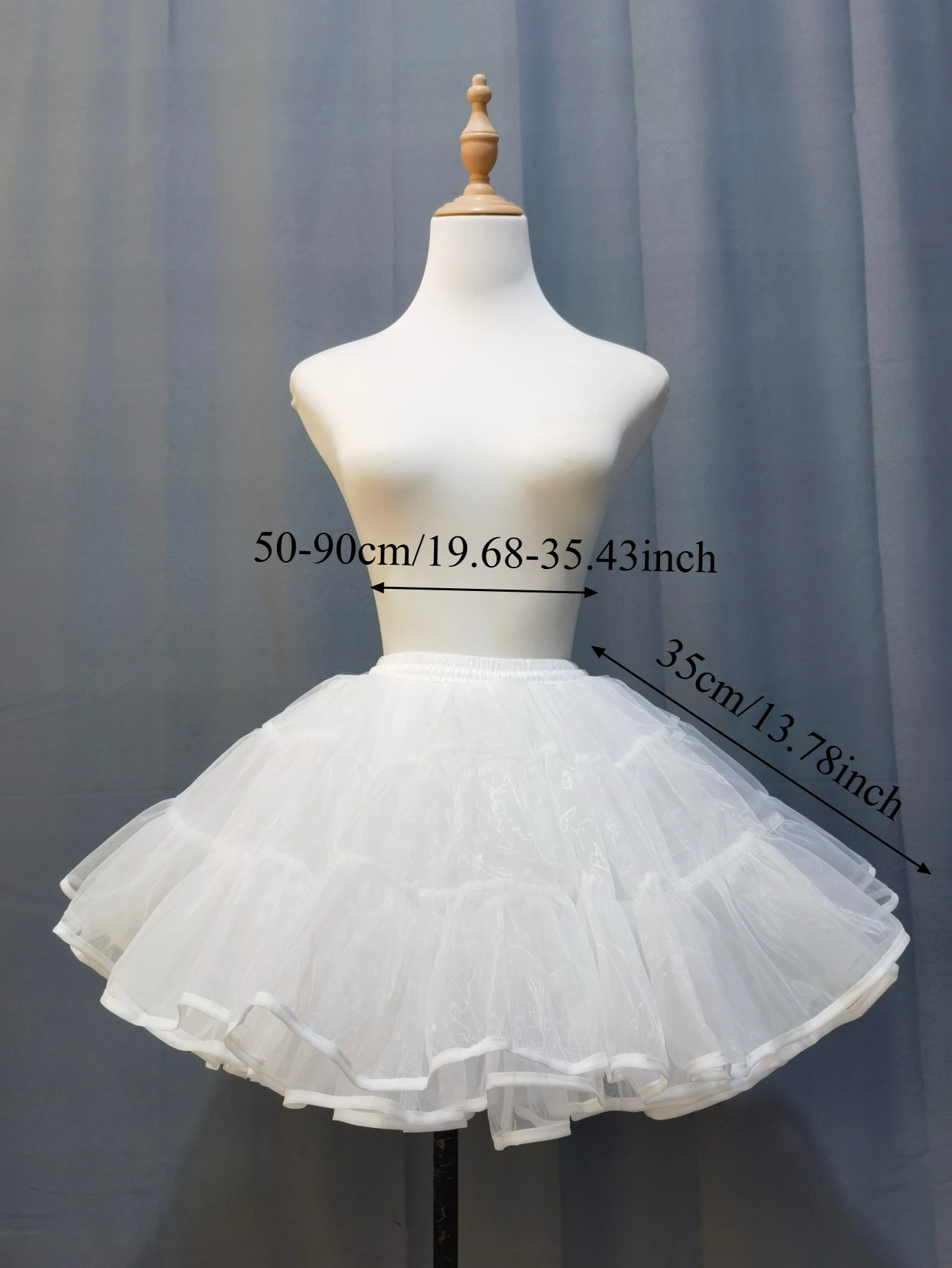 Lolita Super Stuffed Petticoat ohne Knochen, weicher Rockunterzug aus Gaze, kurzer Duck-Butt-Rock, Korea Japan Neu