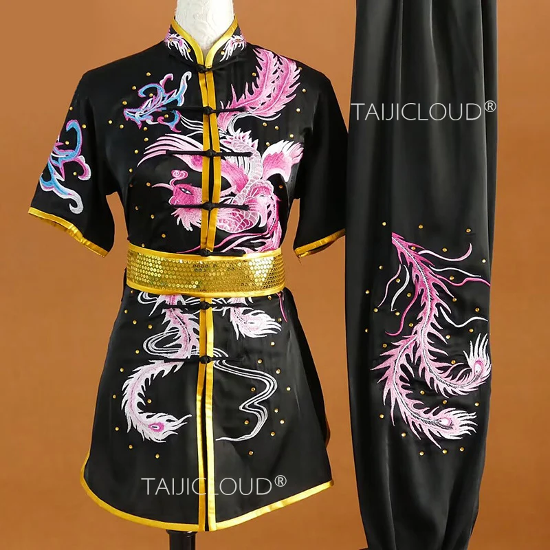 ملابس فنون الدفاع عن النفس مخصصة للرجال والنساء: بدلات الأداء، زي التدريب الكونغ فو، ملابس منافسة الووشو - صنع حسب الطلب