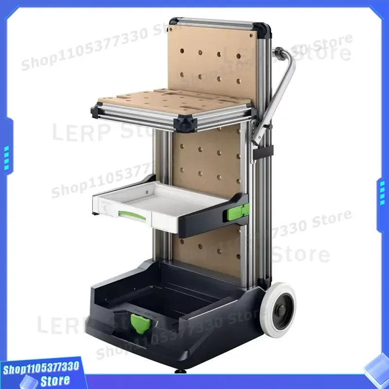 Heavy Duty Folding Workbench Portable Mobile Tool Cart for Woodworking Garage Workshop Multi Purpose Table with 1 Year