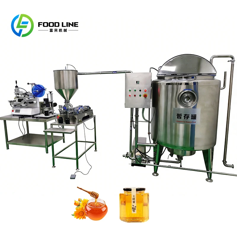 Industrial Honey Extraction Processing Machine Complete Set for Commercial Honey Plant Custom