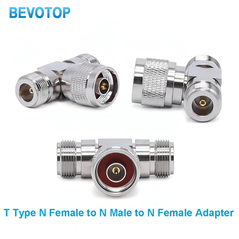 10PCS N-KJK N-type female to male to female T-type tee connector N-female to male to female L16 tee connector KJK
