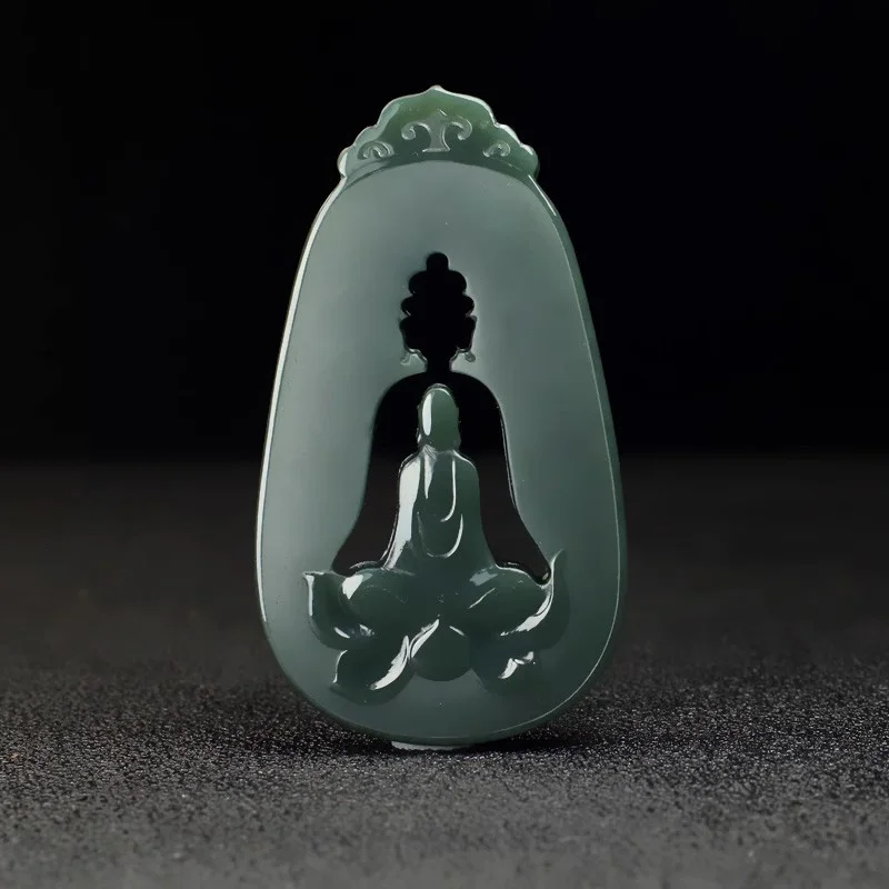 Xinjiang Hetian Jade Pendant Sooner No Buddha