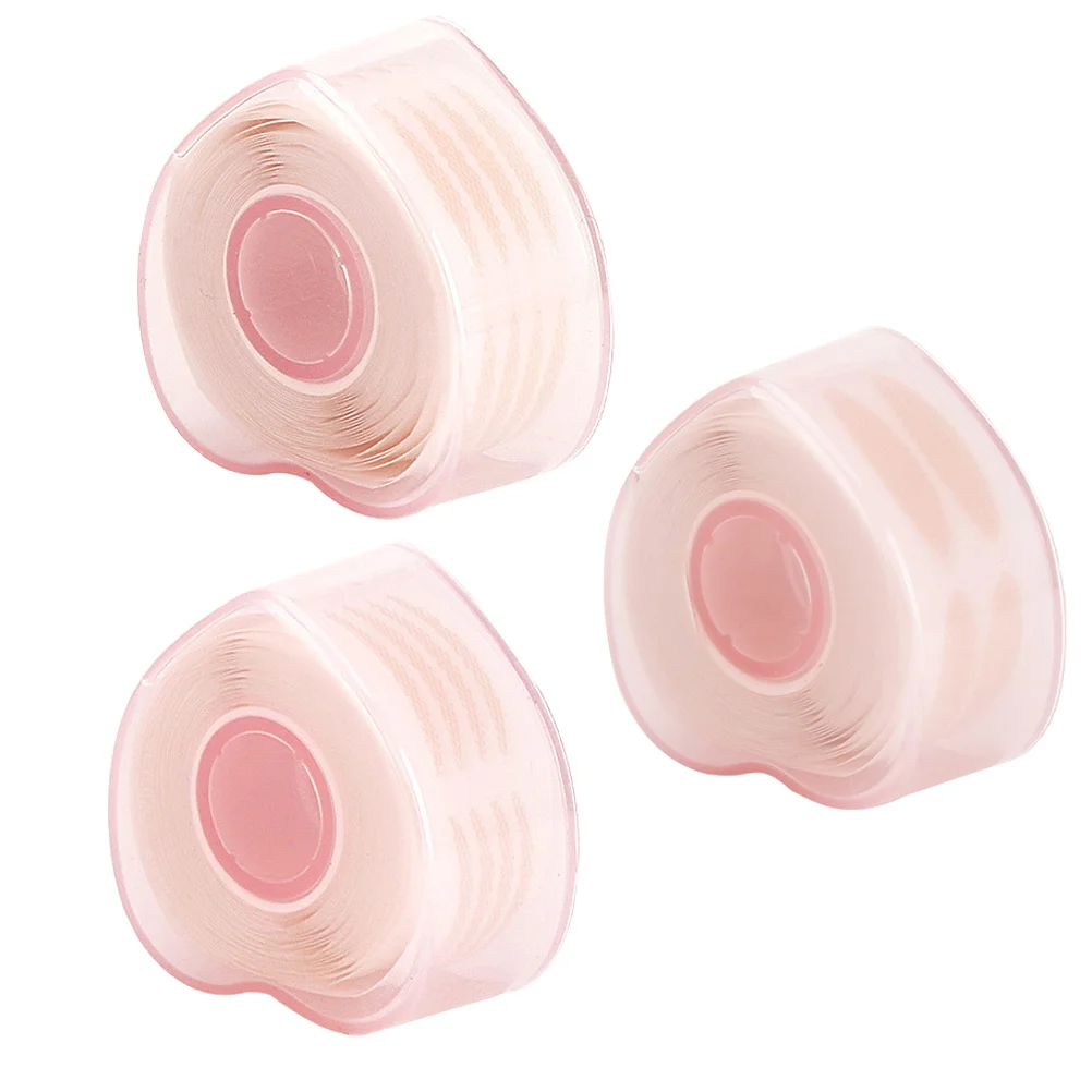

3 Rolls Lace Eyelid Sticker Double Eye Patches Natural Look Strong Adhesion No Irritation Ideal Gift for Makeup Daily Use