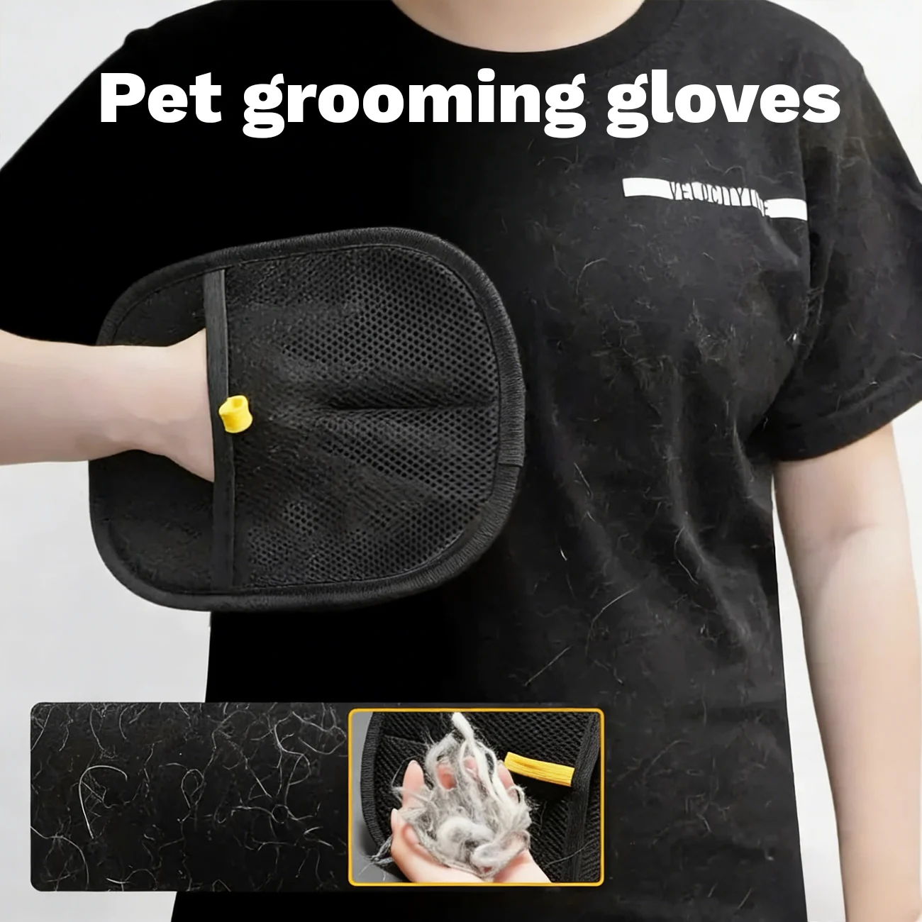 Cat and dog pet depilation gloves, electrostatic pet depilation gloves, reusable pet depilation tools, for sofas and furniture
