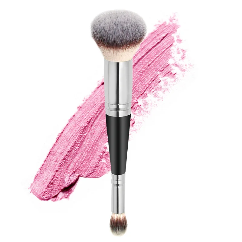 Karsyngirl 1pcs Double Head Makeup Brushes Shadow Highlighter Powder Foundation Concealer Blush Facial Brush Beauty Tools