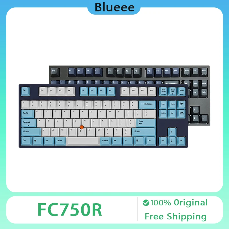 

Leopold FC750R Gaming Keyboard Dual Mode Wireless Mechanical Keyboard PBT Keycaps 87 Keys Ergonomics Pc Gamer Accessories Office