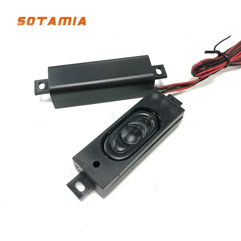 SOTAMIA 2pcs 2364 Cavity Speaker 8 Ohm 2W Advertising Machine Multimedia 2040 Compact Speaker Full Range Passive Speaker