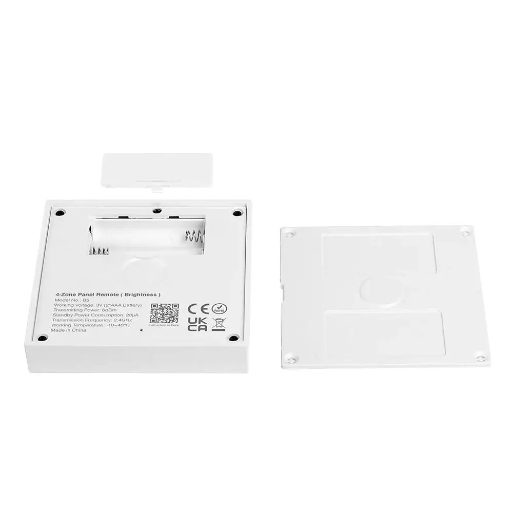 Miboxer  B5 2.4GHz Smart 4-Zone 86Touch Panel Adjust Brightness Timable Switch Single Color For Led Controller Triac Dimmer/lamp