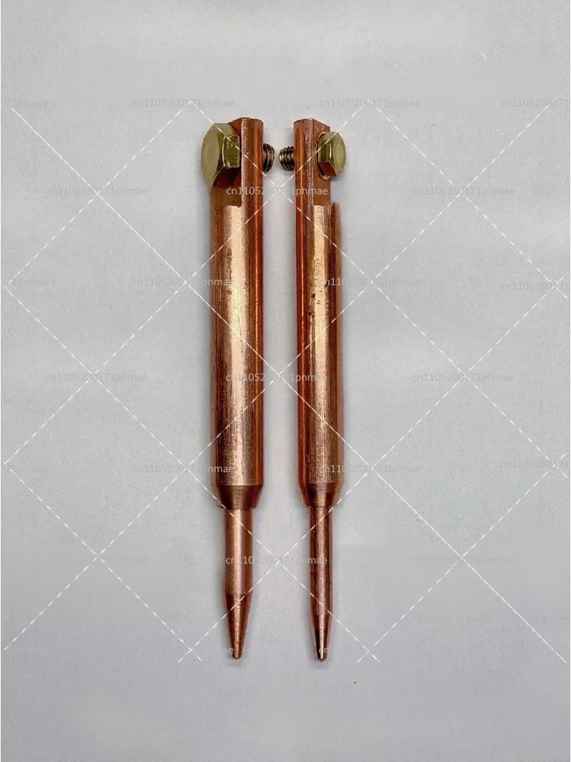 Pro Spot Welder Pen for DIY Large Cell Battery Pack Welding, Copper Split Tip for High Current, Alumina Brazing Needle