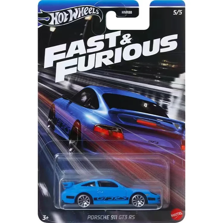 Hot Wheels Fast and Furious Advanced Puka Nissan Z Porsche 911 Chevrolet Alloy Car Model Hnr88