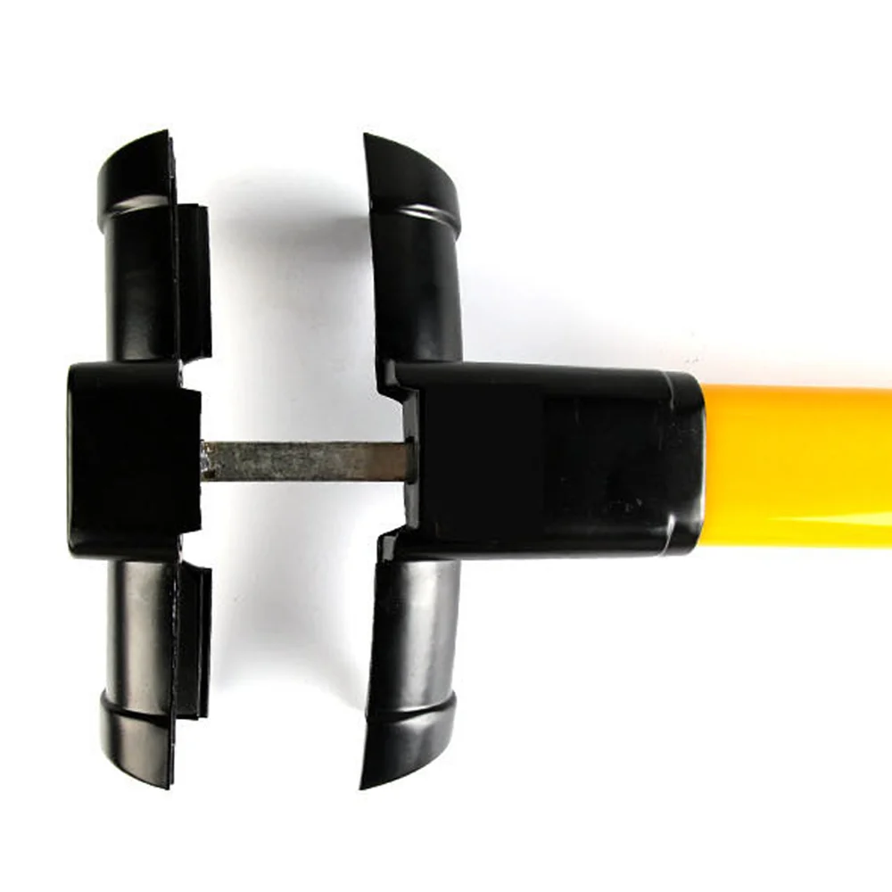 قفل عجلة قيادة السيارة عالي التحمل من الفولاذ المقاوم للصدأ، قفل عالمي مضاد للسرقة، أمان السيارة/الشاحنة، دوار يعزز أمن السيارات