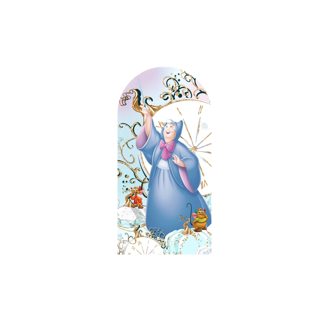 Chiara Cinderella Birthday Baby Shower Arch Backdrop Cloth Cover