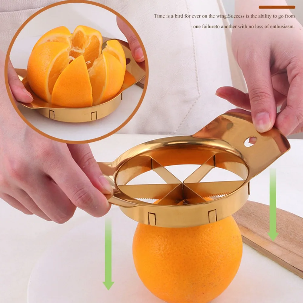 304 Stainless Steel Fruit Wedger Easy to Clean Multifunctional Fruit Cutter Divider Labor Time Saving Safe Apple Wedge Cutter