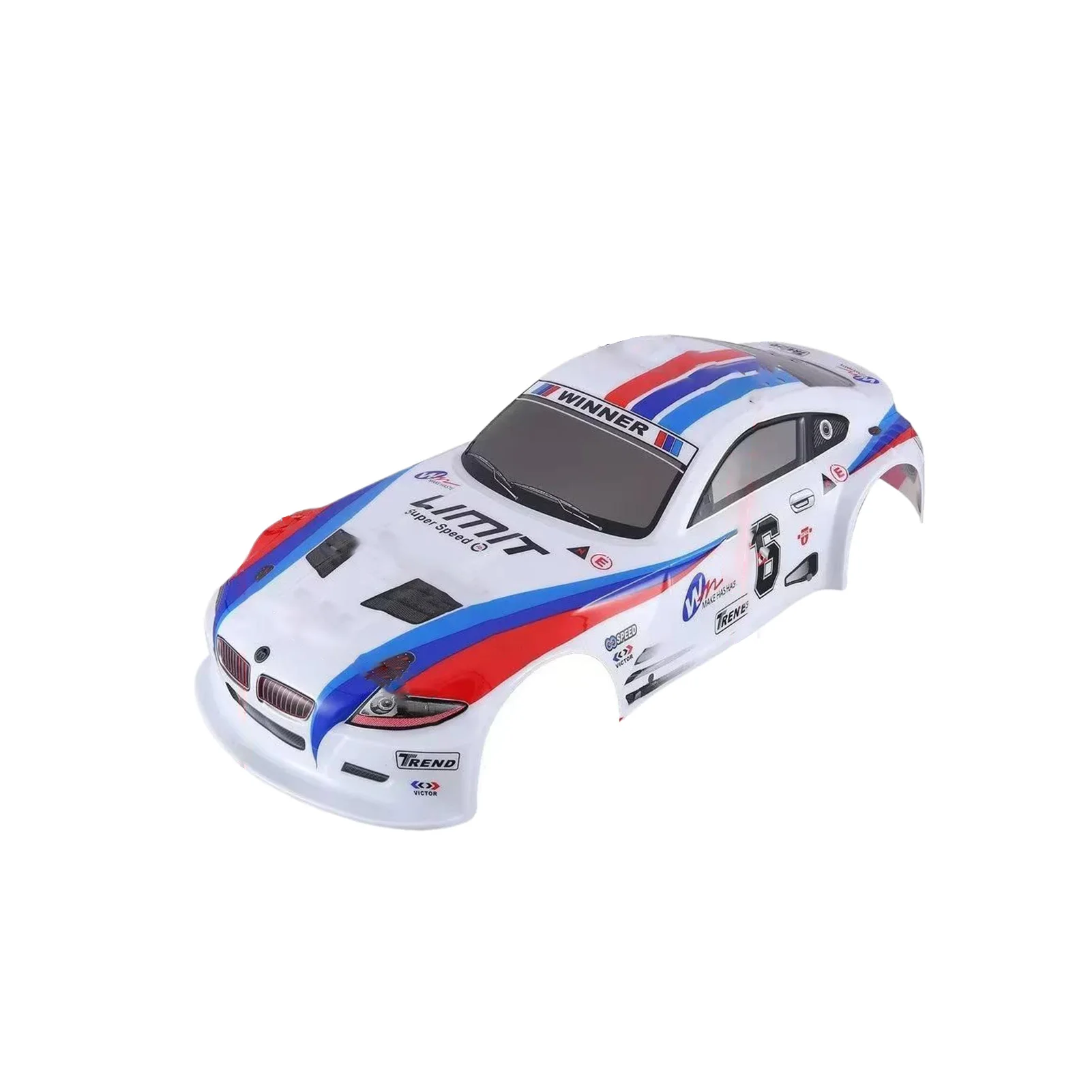 195/190mm PVC製RCカーカバー、1/10 RCカーシェル塗装済みボディ、1/10 RCボディレーシングドリフトツーリングHspヨコモHpi ZDタミヤ用