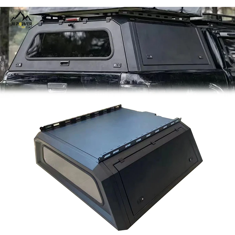 

Aluminum Alloy Steel Waterproof Pickup Folding 4x4 Truck Canopy Steel Hard Top for Ranger Np300 Dmax F-150 1500 2019+