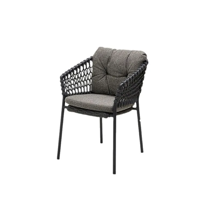Villa courtyard garden tables and chairs outdoor rain and sun protection rattan tea table and chairs hotel bed and breakfast bal