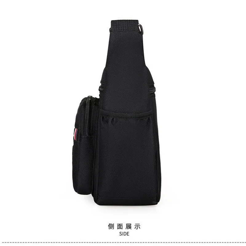 Middle-aged Elderly Backpack  Multi-layer Waterproof Oxford Cloth Shoulder Crossbody Bag Nylon Cloth Bag Travel Leisure Men Bag