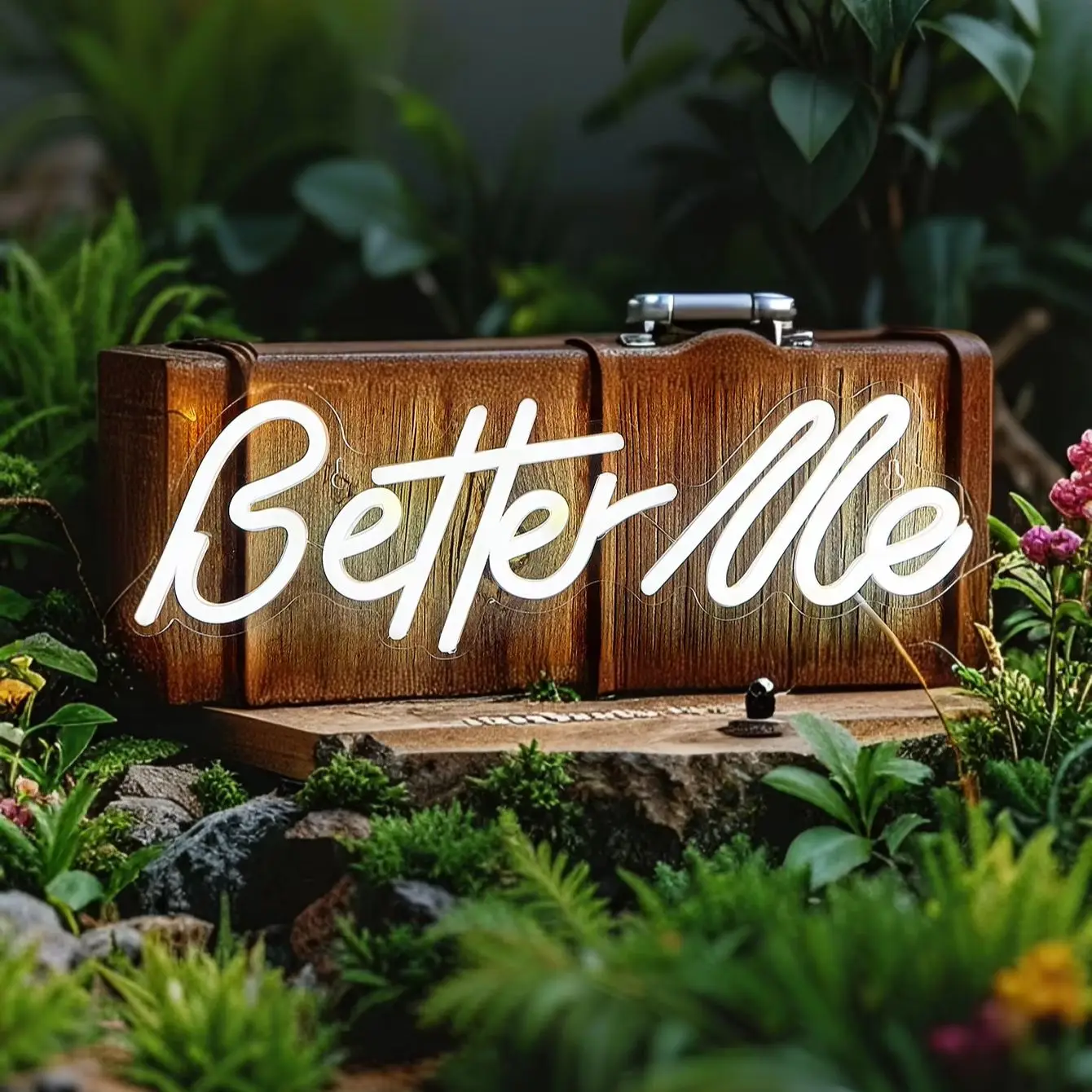 Chi-buy LED Neon Better Me USB Powered Neon Signs Decor Lamp Signs Birthday Gift Wall Art For Bedroom Room Bar Shop