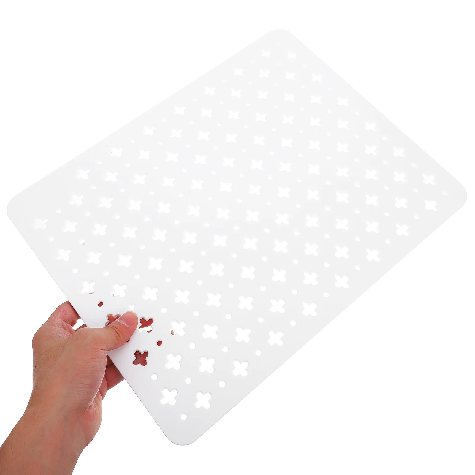 

Pegboard Wall Organizer Panel Large Plastic Pegboard for Home Study Bathroom Tool Storage Display Shelf No Tools Needed