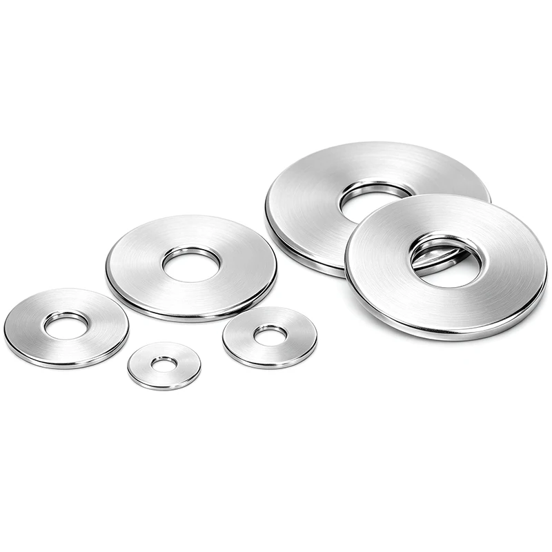 316 Stainless Steel DIN9021 Large Flat Washers Metal Plain Gasket Meson Washers M2.5 M3 M4 M5 M6 M8 M10 M12 M14 M16 M20