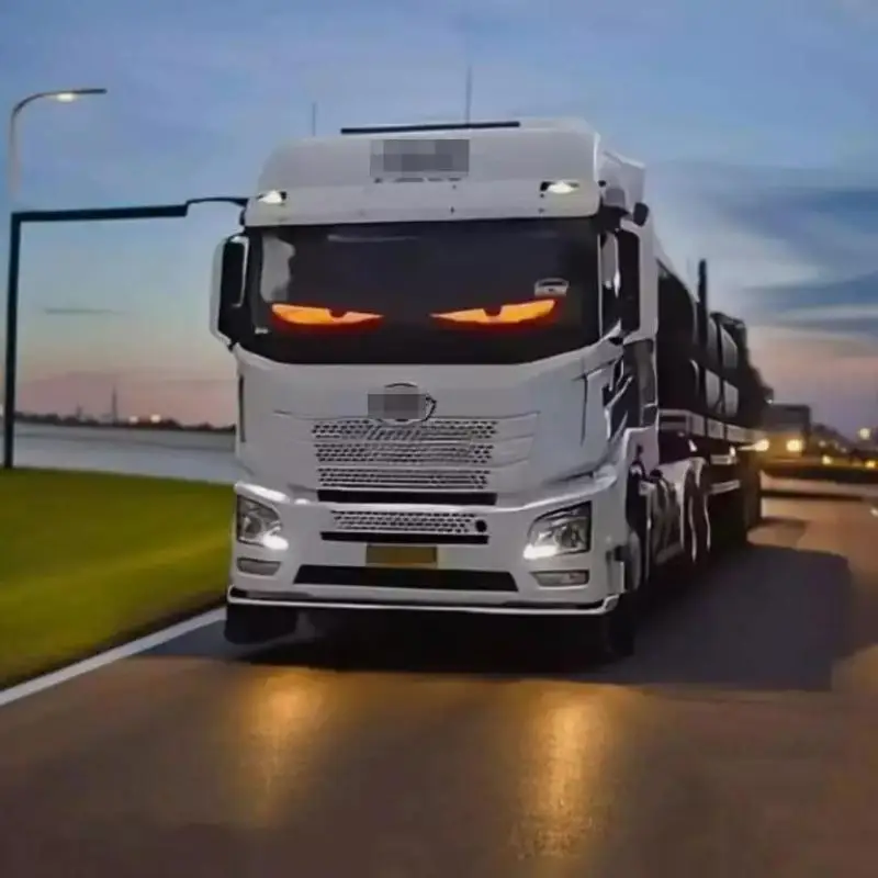 60x12cm Car Atmosphere Lamp Truck Windshield LED Eyes Light Bluetooth Smart Remote Matrix Panel LED Soft Screen Scrolling Lights
