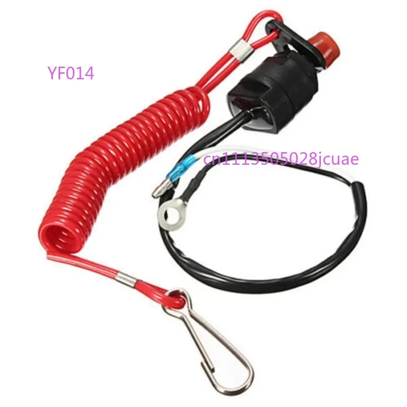 Emergency Kill Stop Switch Safety Lanyard Tether Outboard Boat Motor Cut Off Switches