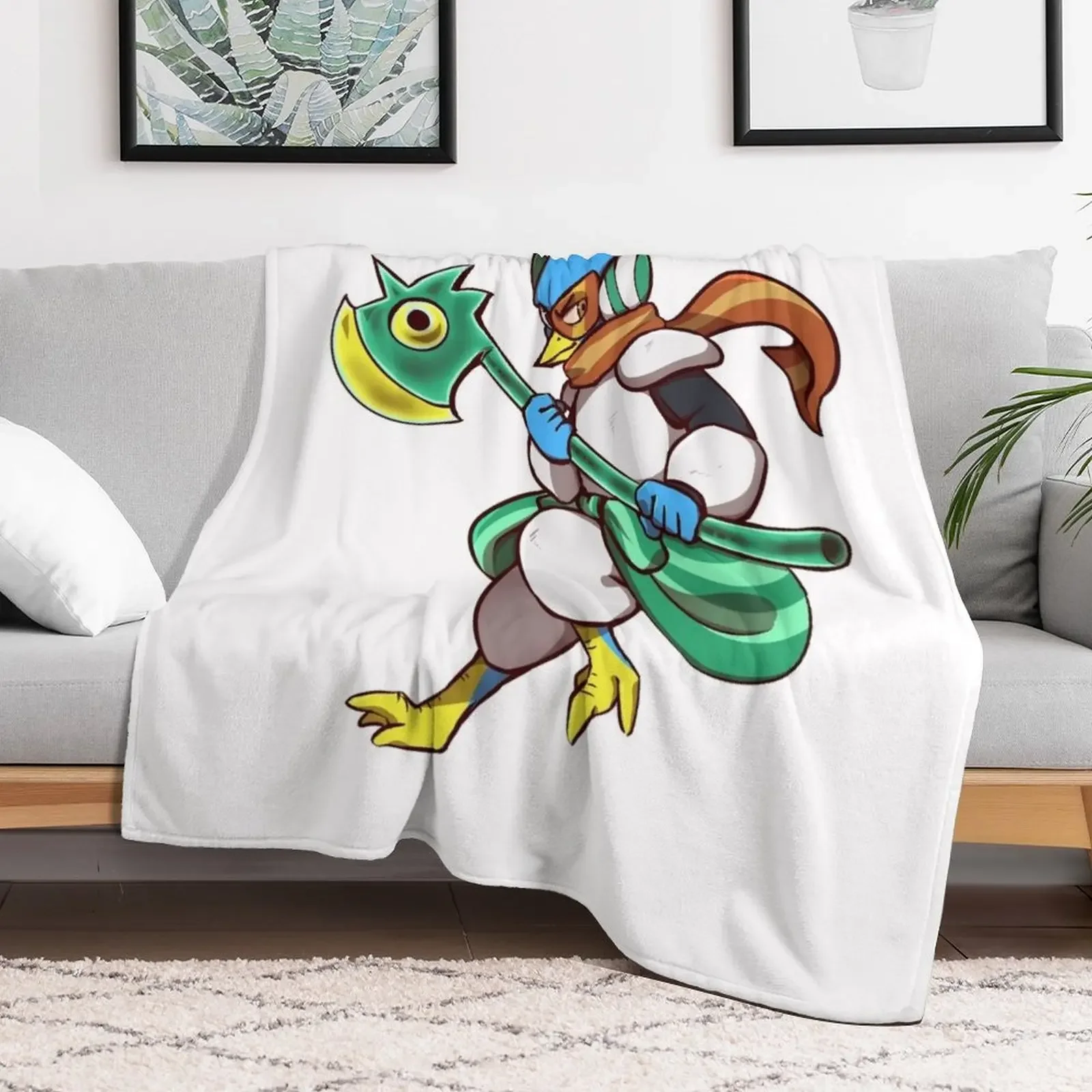 Deltarune - Berdly Throw Blanket decorative Baby Retros Blankets