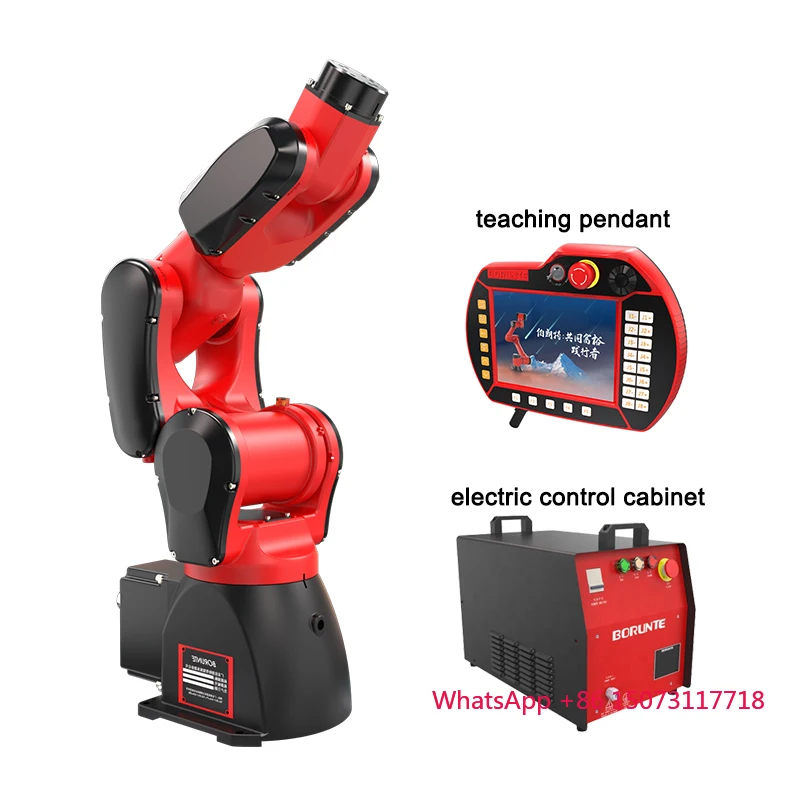 حركات مرنة صغيرة محمولة وتشغيل بسيط BORUNTE روبوت صناعي BRTIRUS0401A مع حمولة واحدة