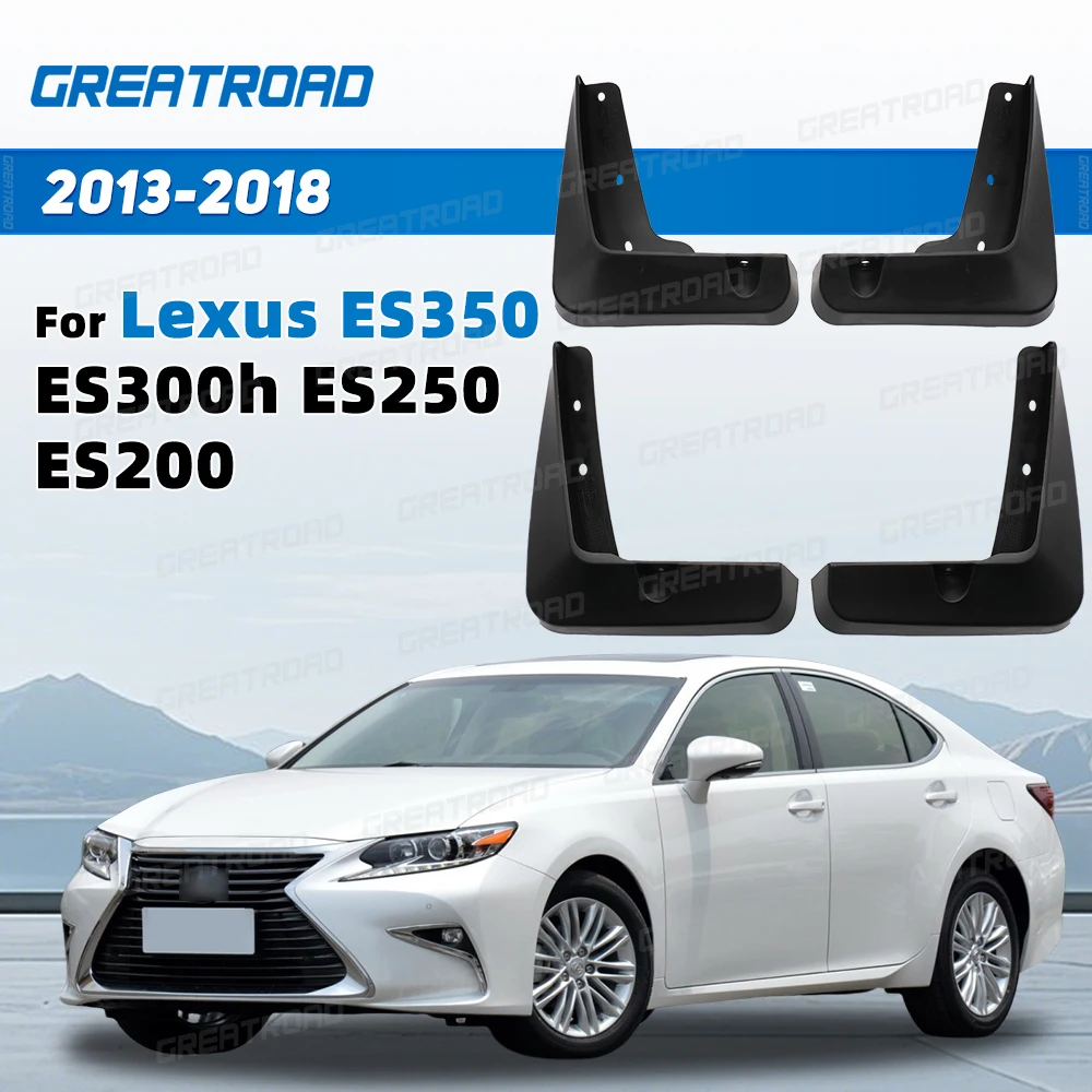 

Набор из 4 брызговиков для Lexus ES350 ES300h ES250 ES200 2013-2018 2014 2015 2016 2017 брызговики, защита крыльев, автоаксессуары