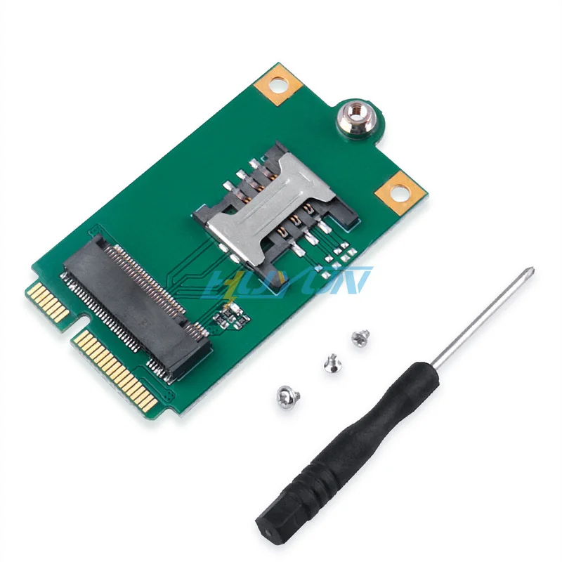 PP+ 4G 5G M.2 to Pcie Adapter NGFF to Mini Pci-E Adapter Board with SIM Card Slot
