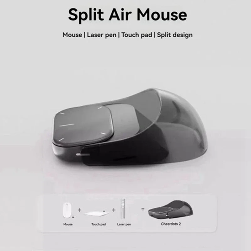 Cheertok Cheerdots 2 Wireless Touchpad Ai Recording Chatgpt Enabled Mouse All-In-One Pocket Airmouse Presenter Smart Custom